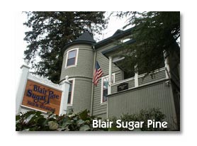 Welcome to the Blair Sugar Pine Bed & Breakfast Inn